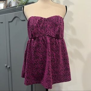 Torrid strapless top‎